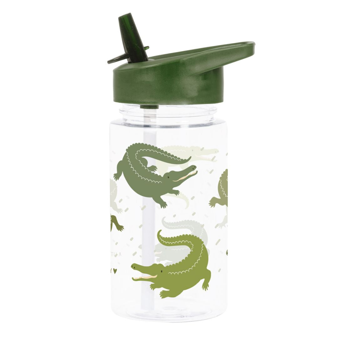 A little lovely company Παγούρι 450ml - Crocodiles