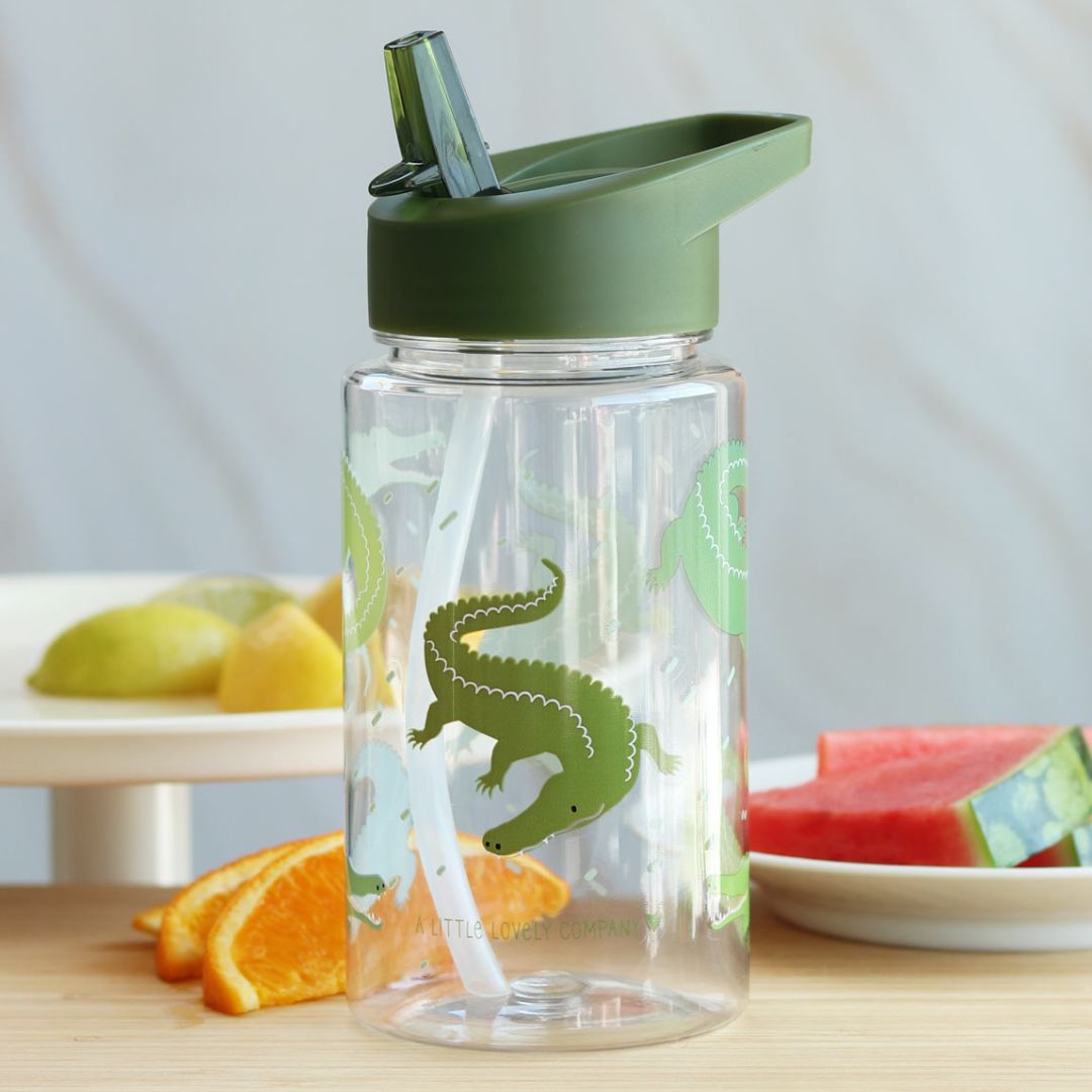 A little lovely company Παγούρι 450ml - Crocodiles