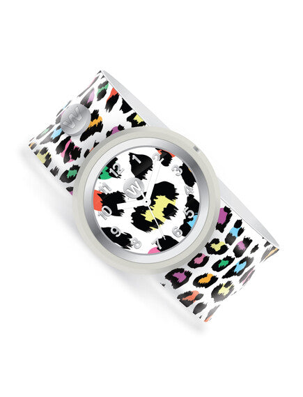 Watchitude: Ρολόϊ χειρός τύπου σλαπ Leopard Camo