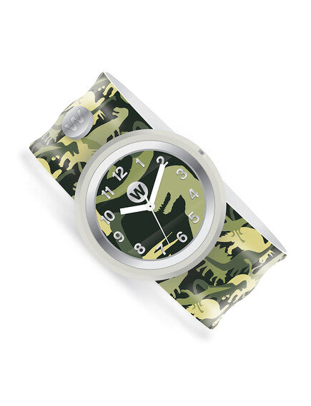 Watchitude: Ρολόϊ χειρός τύπου σλαπ Dino Camo