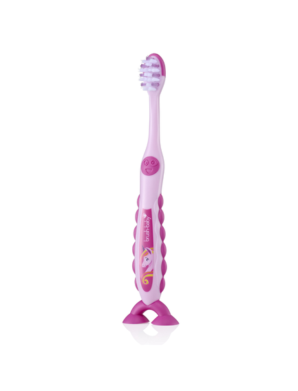 Brush-Baby: FlossBrush-Η Ιδανική Οδοντόβουρτσα για Παιδιά 3-6 Ετών - Unicorn
