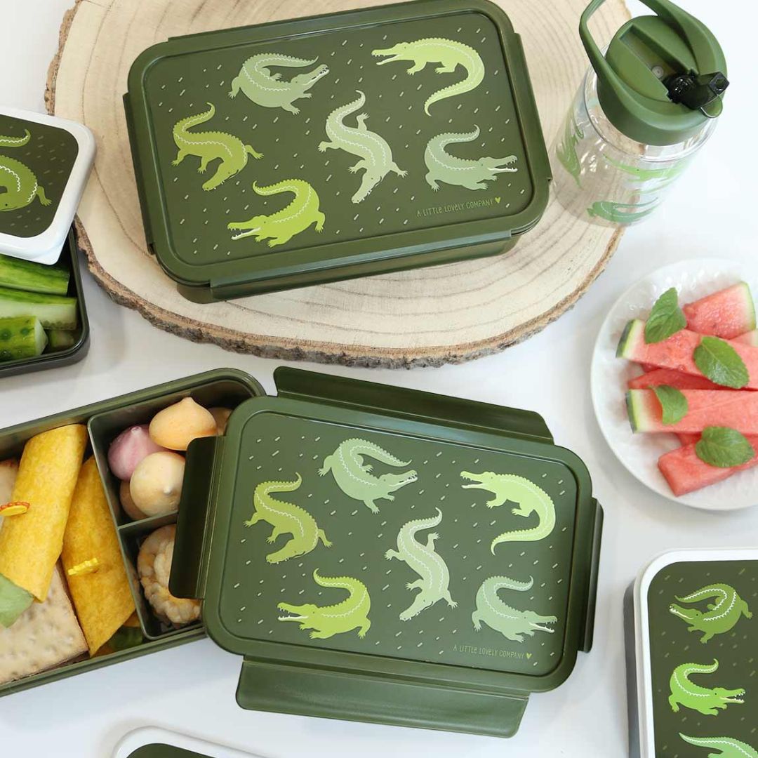 A little lovely company Δοχείο φαγητού Bento Lunch box - Crocodiles