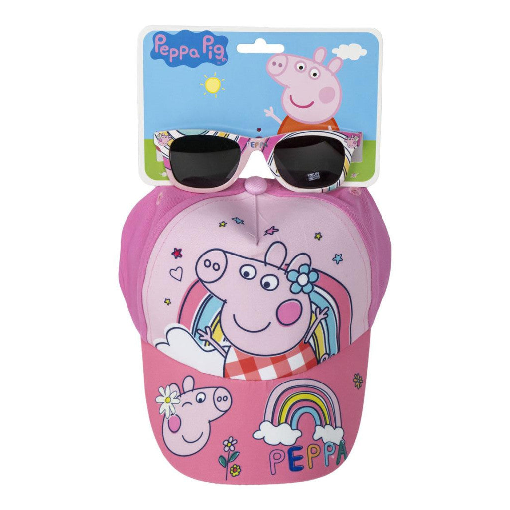 Σετ Παιδικά Γυαλιά Ηλίου με καπέλο 400UV - Peppa Pig