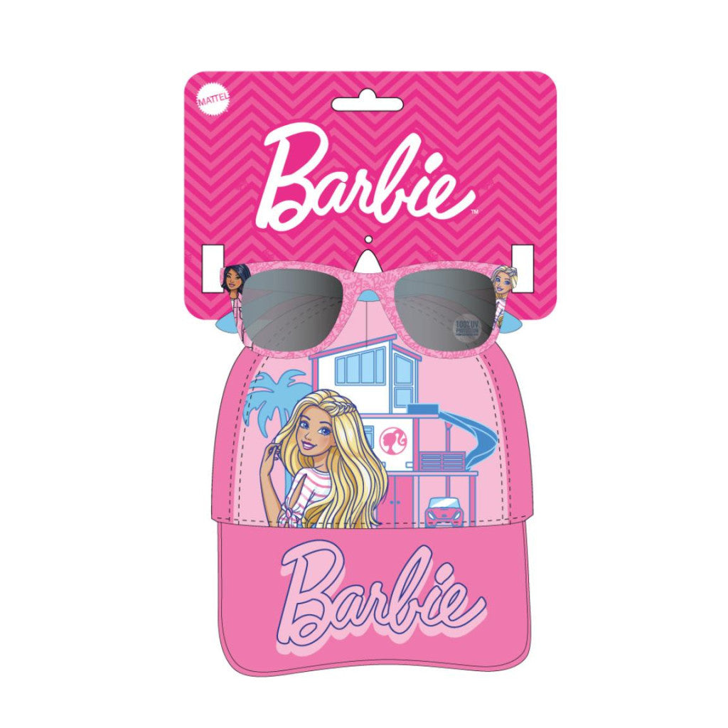 Σετ Παιδικά Γυαλιά Ηλίου 400UV με καπέλο - Barbie