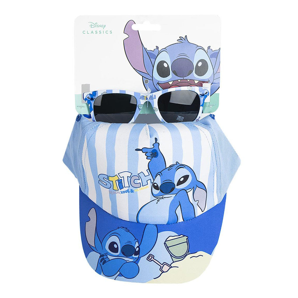 Σετ Παιδικά Γυαλιά Ηλίου 400UV με καπέλο - Lilo and Stitch