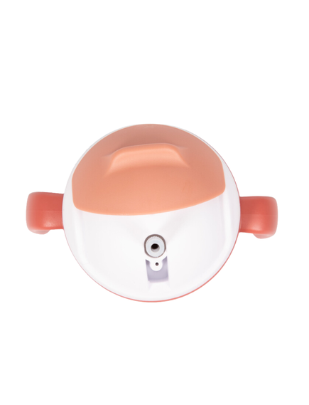 Bo Jungle ECO ποτήρι με χειρολαβές και καλαμάκι από βιοδιασπώμενο υλικό - Terracotta