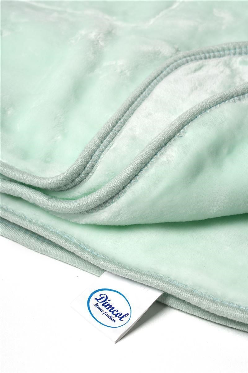 Κουβέρτα Βελουτέ Ανάγλυφη Πολυτελείας Bebe Sweet Bear Mint 110X140