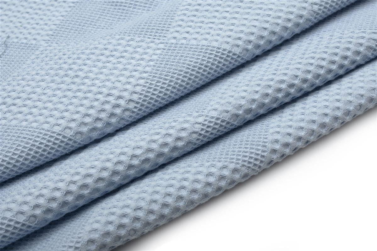 Κουβέρτα Πικέ Μονόχρωμη 80X110 Σιελ 100% Cotton