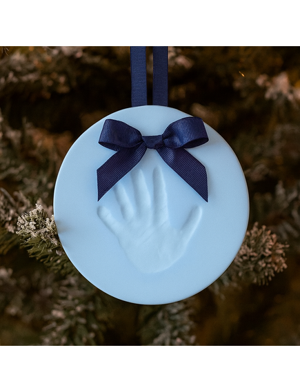 Pearhead: Στολίδι με αποτύπωμα του μωρού σας - Μπλε