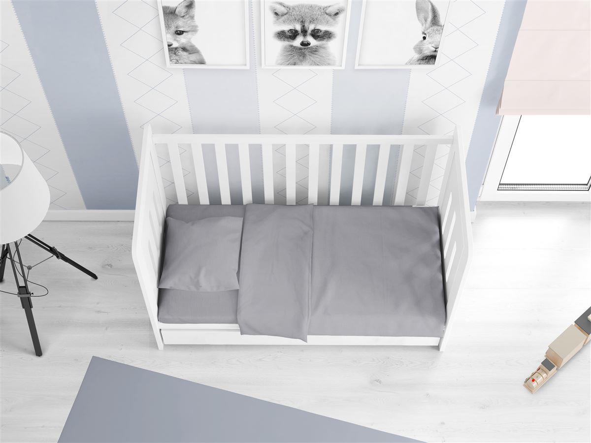 Παπλωματοθήκη Bebe Solid - Dark Grey
