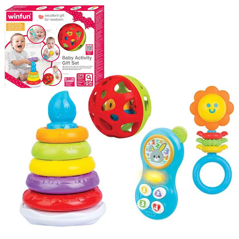 Winfun Σετ Δώρου Βρεφικών Παιχνιδιών Δραστηριοτήτων (0+ μηνών)