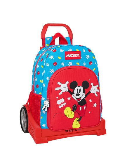 Safta Σχολική Βαλίτσα Mickey Mouse "Fantastic" – Τρόλεϊ & Σακίδιο 2 σε 1