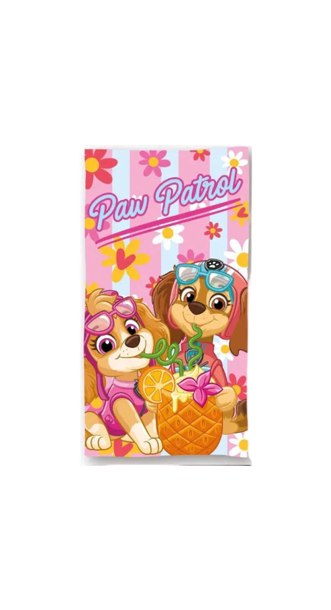 Πετσέτα θαλάσσης (Fast Dry) - Paw Patrol Baby Pink