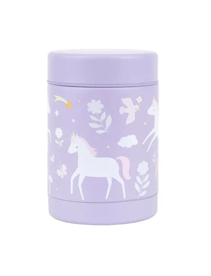 A little lovely company: Θερμός φαγητού 300ml - Unicorn Dreams