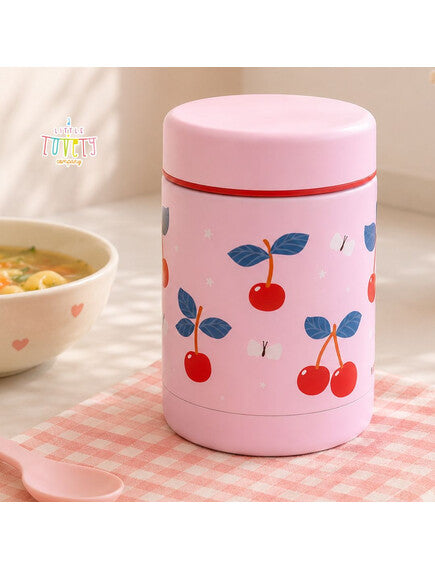 A little lovely company: Θερμός φαγητού 300ml - Cherries