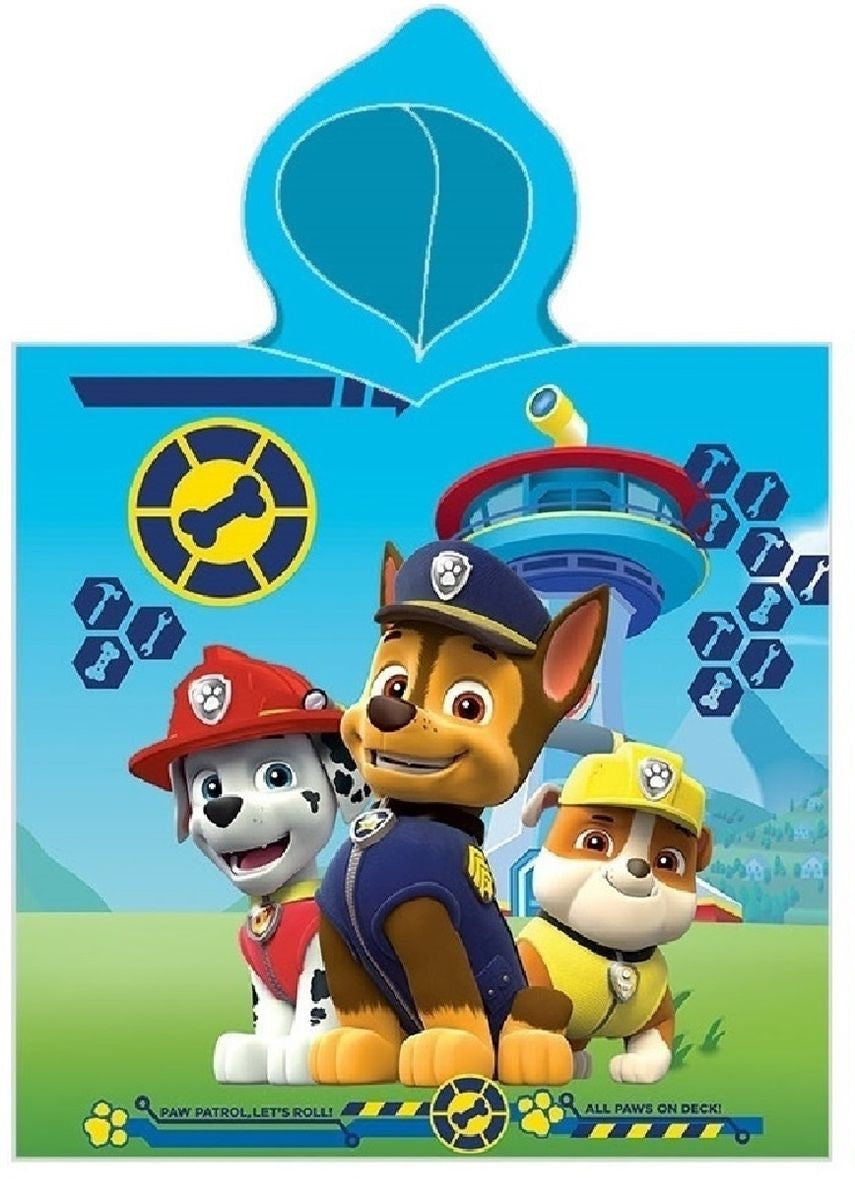 Πόντσο Θαλάσσης (Fast Dry) - Paw Patrol Sky Blue