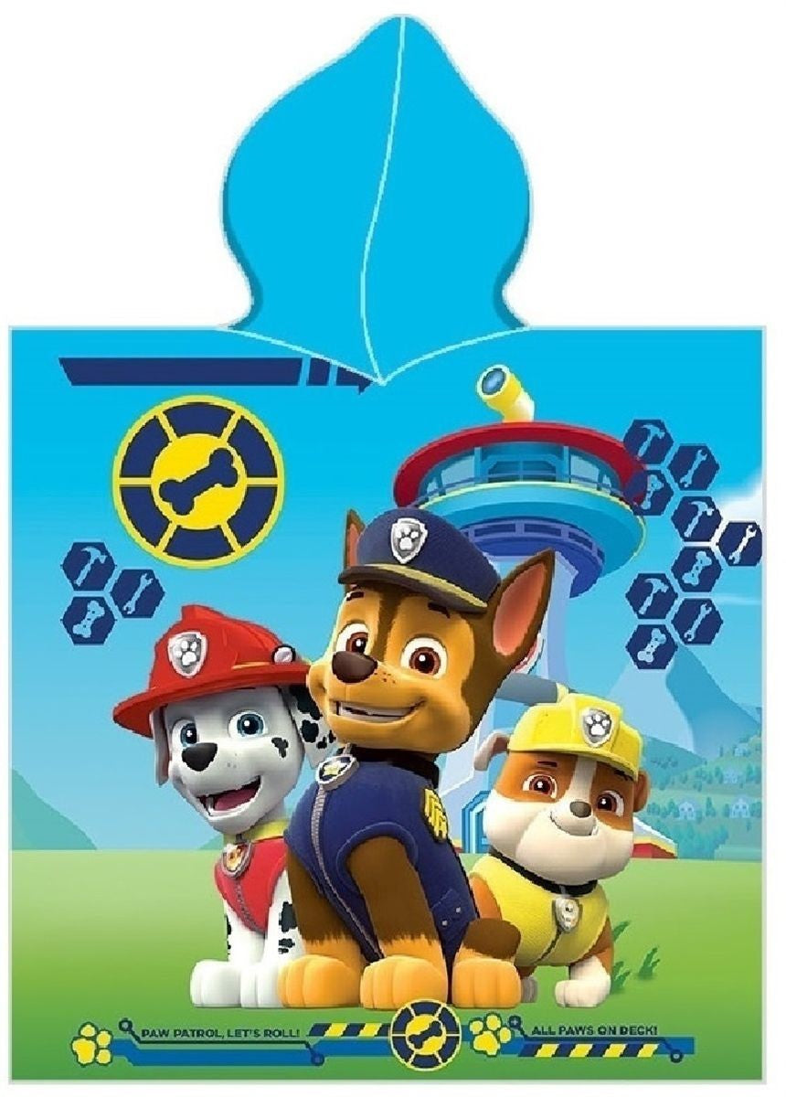 Πόντσο Θαλάσσης (Fast Dry) - Paw Patrol Sky Blue