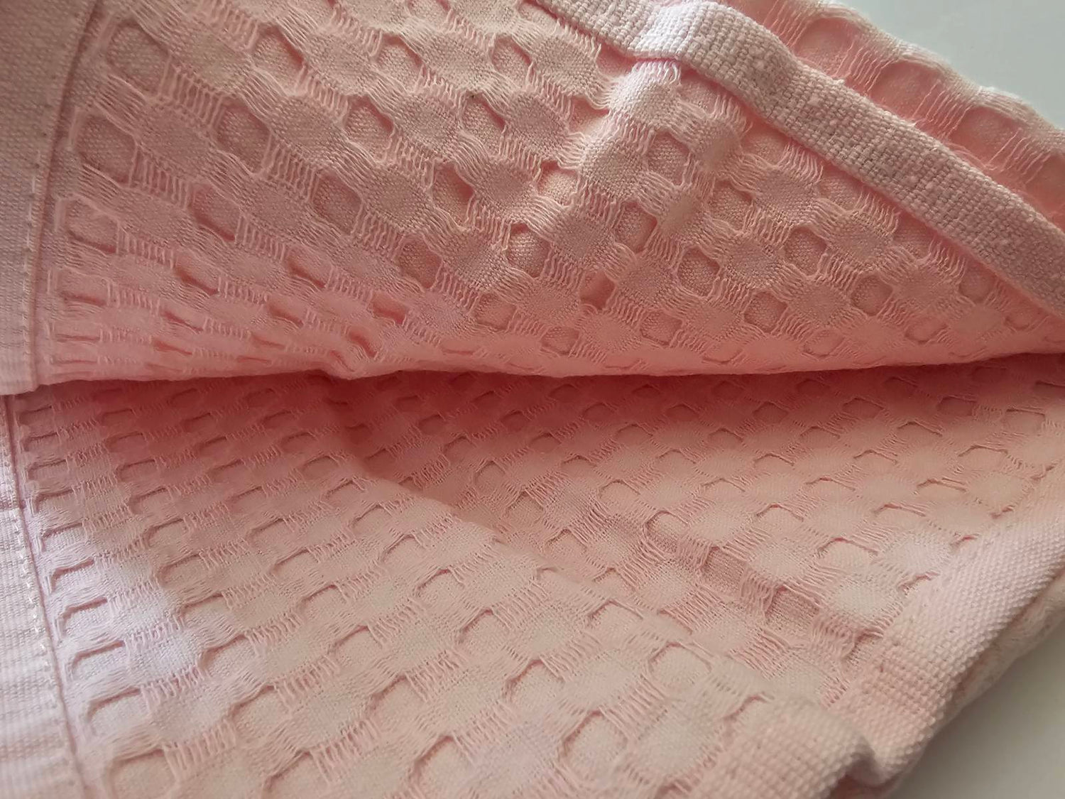 Κουβέρτα Πικέ Μονόχρωμη 80X110 Ροζ - 100% Cotton