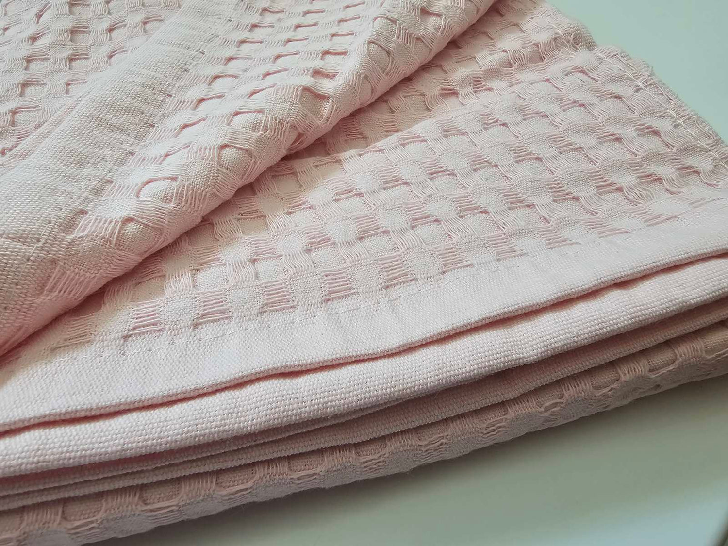 Κουβέρτα Πικέ Μονόχρωμη 80X110 Ροζ - 100% Cotton