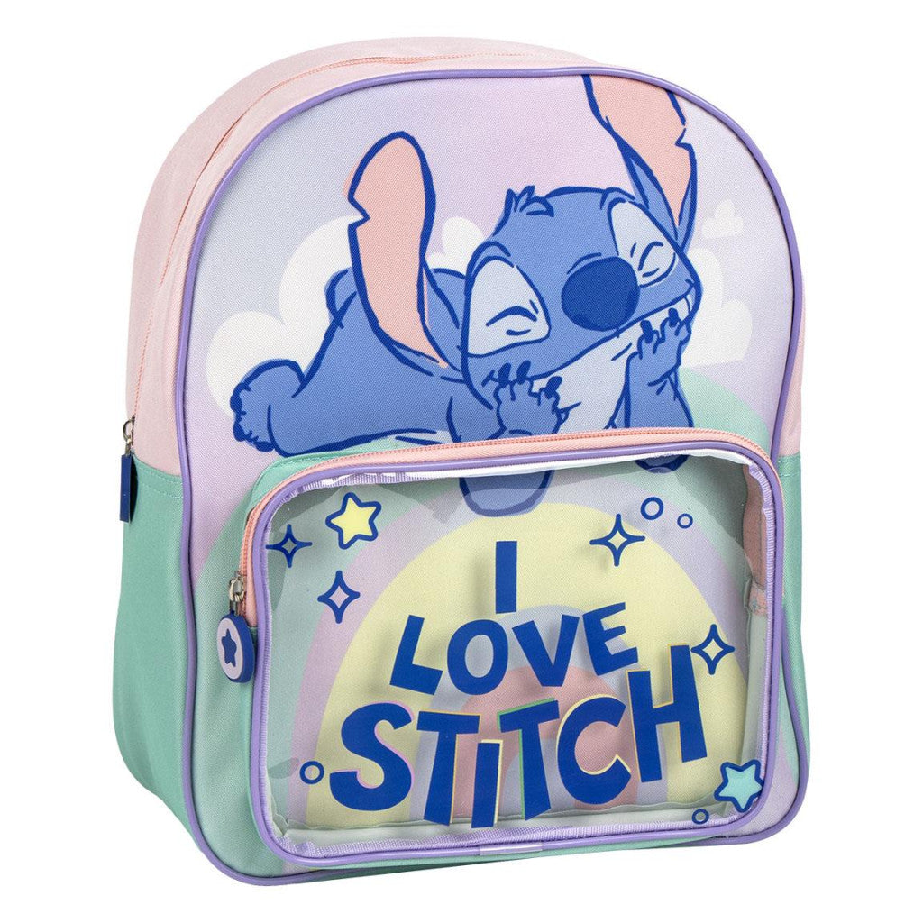 Tσάντα πλάτης παιδικού σταθμού - Lilo and Stitch Clear