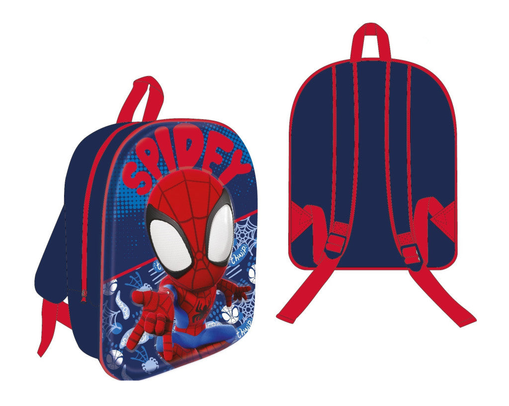 Tσάντα πλάτης παιδικού σταθμού 3D - Spidey Web Out