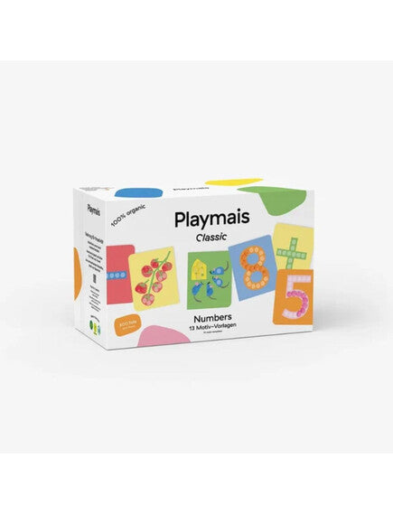 Playmais Κατασκευές με κάρτες και σφουγγαράκια - Αριθμοί
