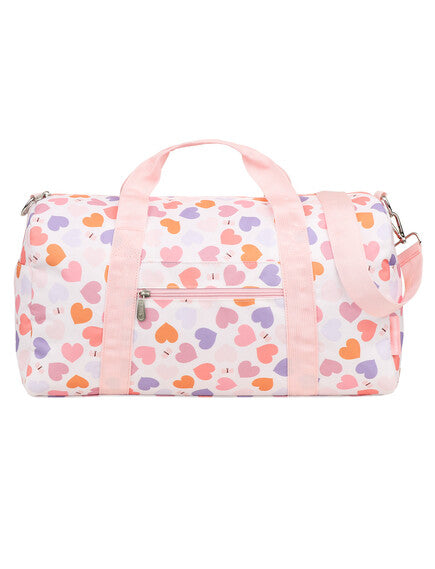 A little lovely company: Weekend bag 46x25εκ - Hearts