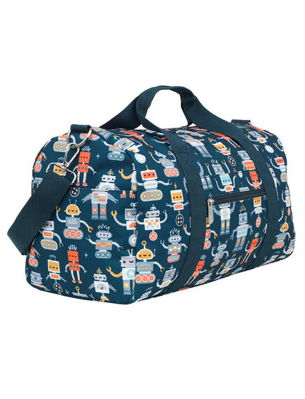 A little lovely company: Weekend bag 46x25εκ - Robots