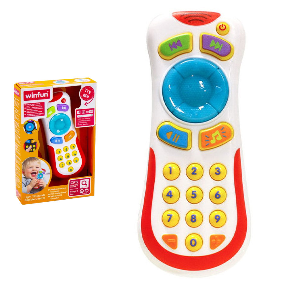 Winfun Φωτεινό Βρεφικό Τηλεχειριστήριο με Ήχους & Μελωδίες