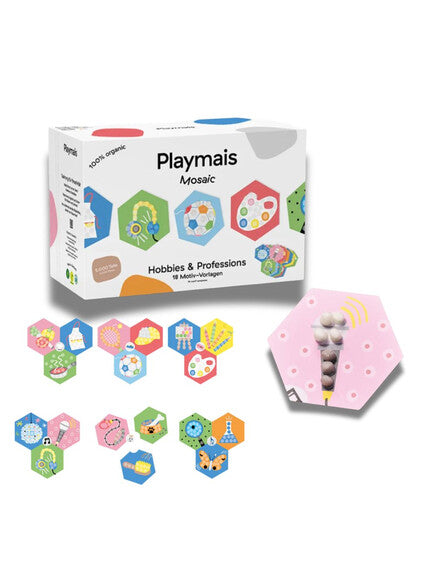 Playmais Κατασκευές με κάρτες και σφουγγαράκια - Χόμπι και επαγγέλματα