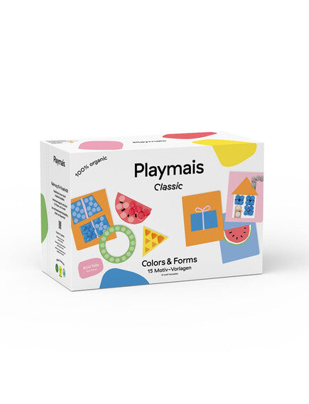 Playmais Κατασκευές με κάρτες και σφουγγαράκια - Χρώματα & Σχήματα