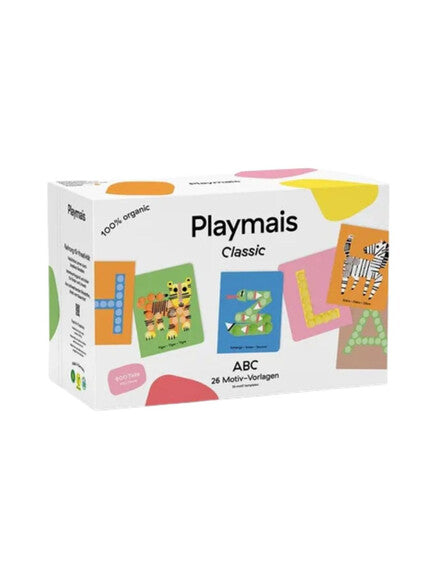 Playmais Κατασκευές με κάρτες και σφουγγαράκια - Μαθαίνω τα γράμματα