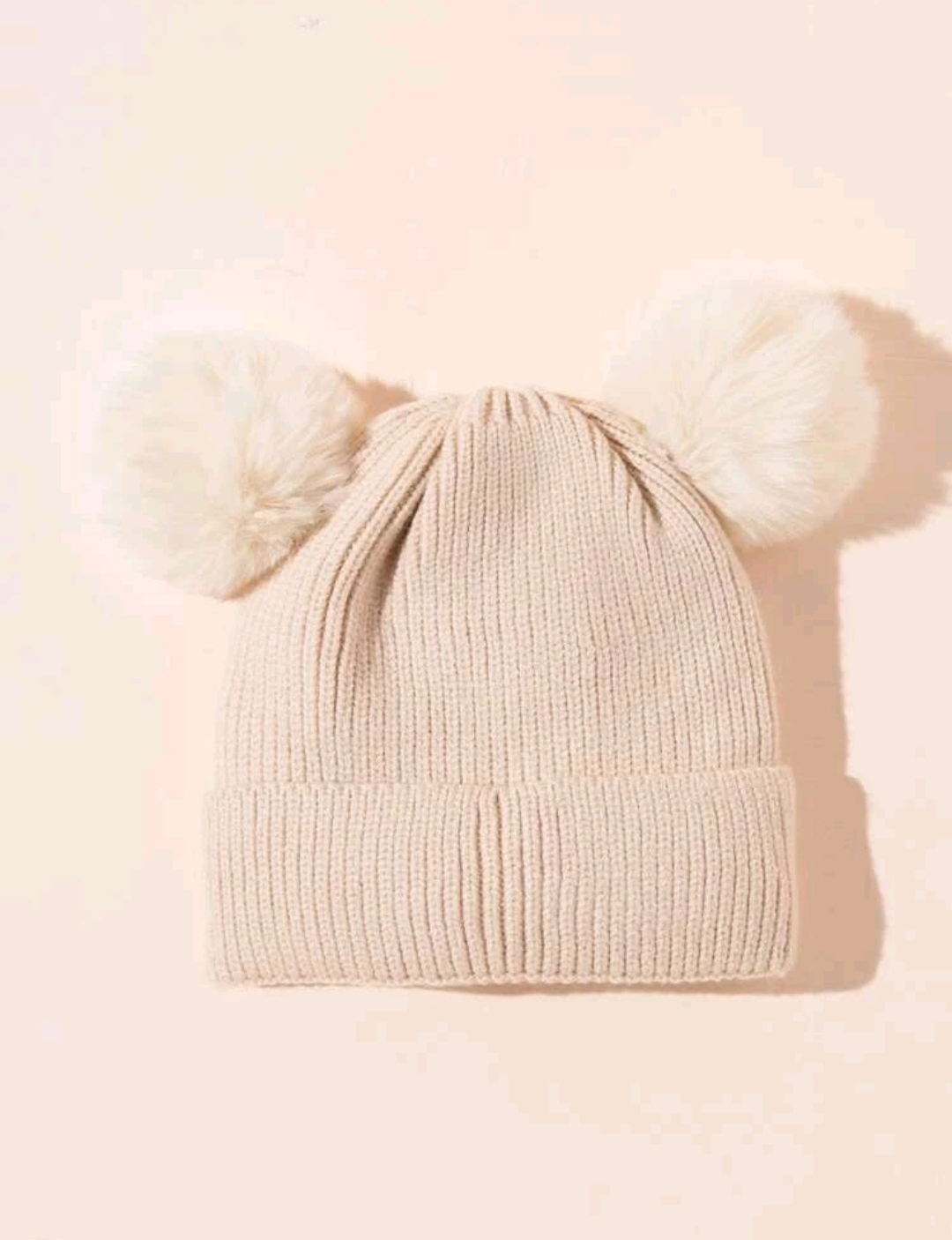 Μάλλινο Καπέλο Μπεζ