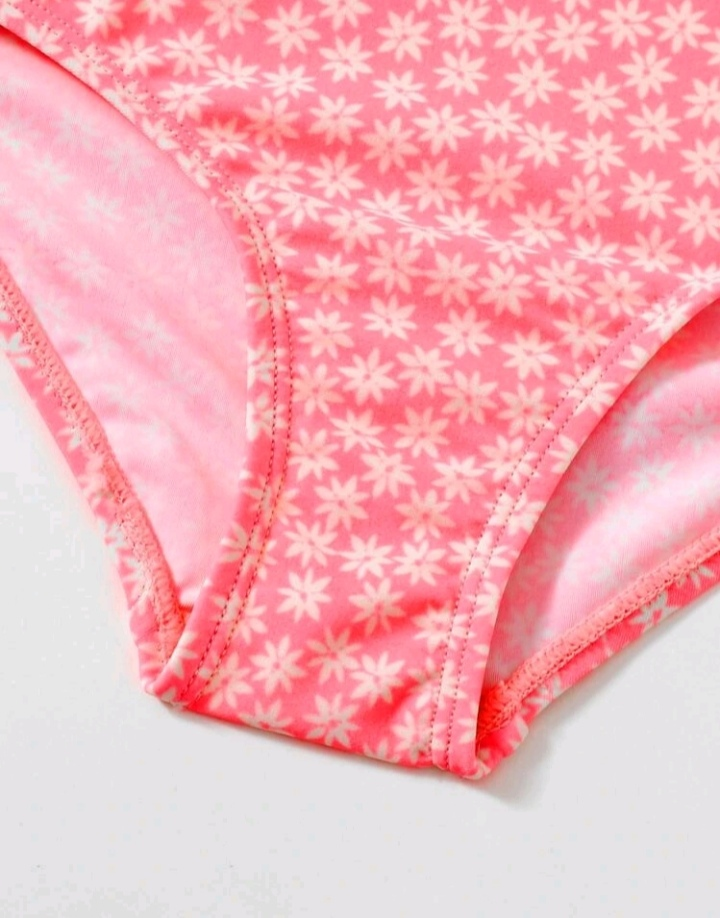 Ολόσωμο μαγιό Floral Ruffle