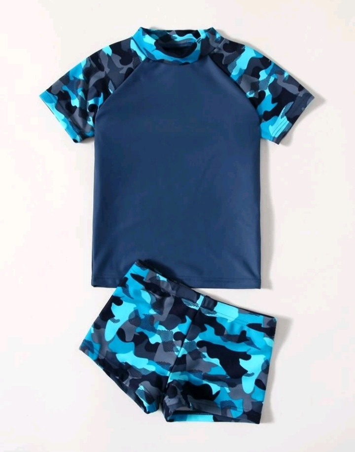 Μαγιό Μπλούζα-Παντελόνι Camo Graphic